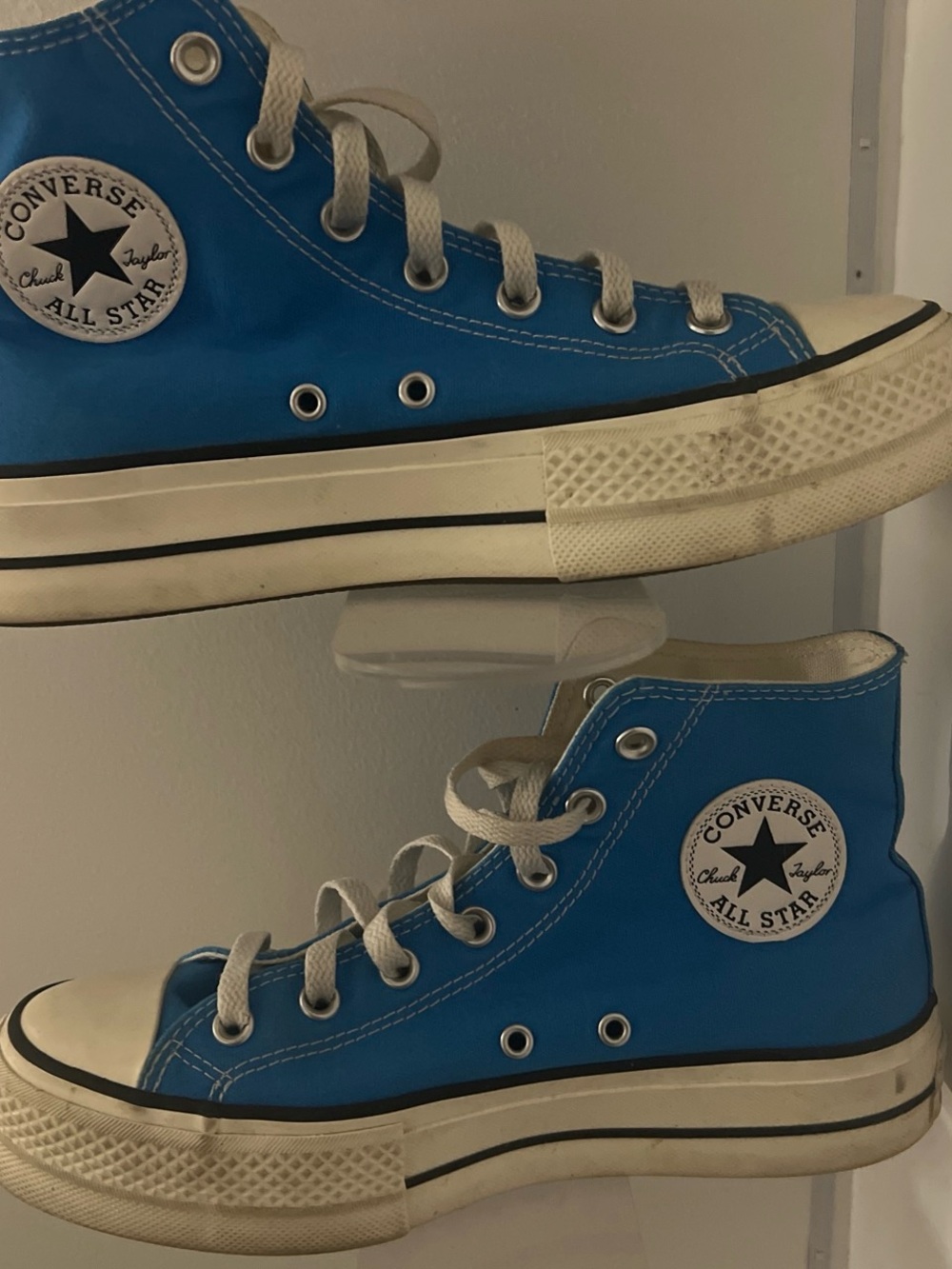 Converse Kids Blue High Top Canvas Sneakers